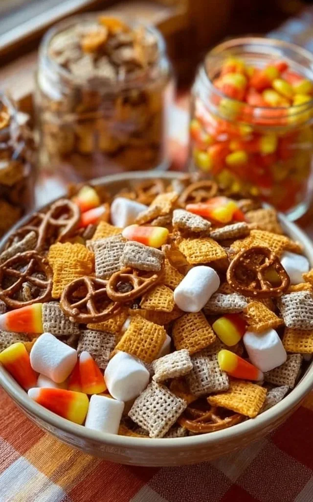Delicious fall snack mix featuring seasonal nuts and dried fruits