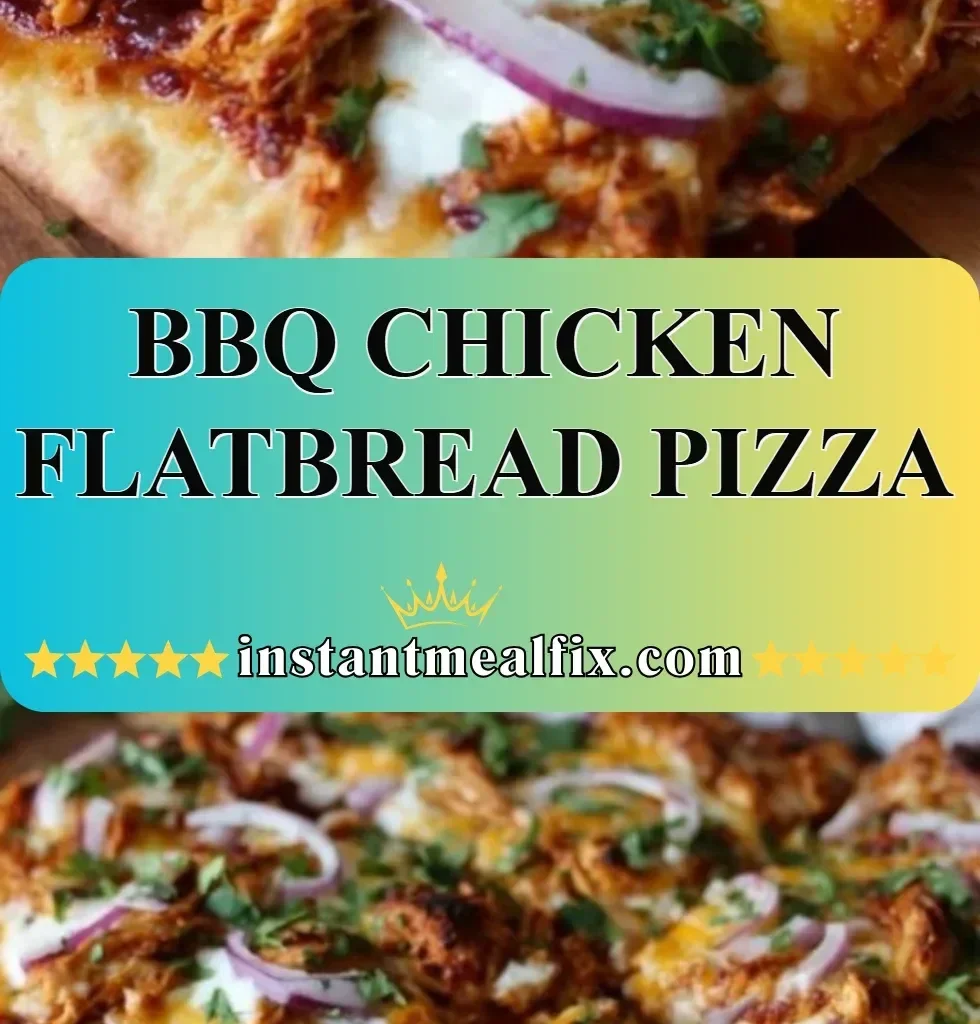 BBQ chicken flatbread pizza topped with mozzarella and cilantro