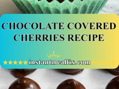 Delicious Chocolate Covered Cherries on a plate ready to enjoy.