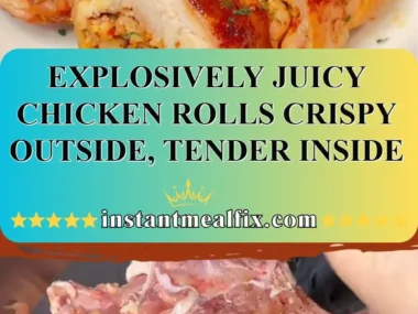 Crispy chicken rolls with a juicy filling, showcasing tender meat and golden crust.