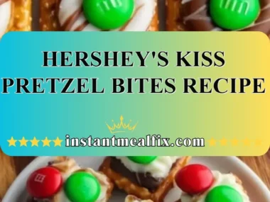 Delicious Hershey's Kiss Pretzel Bites on a platter for snacking