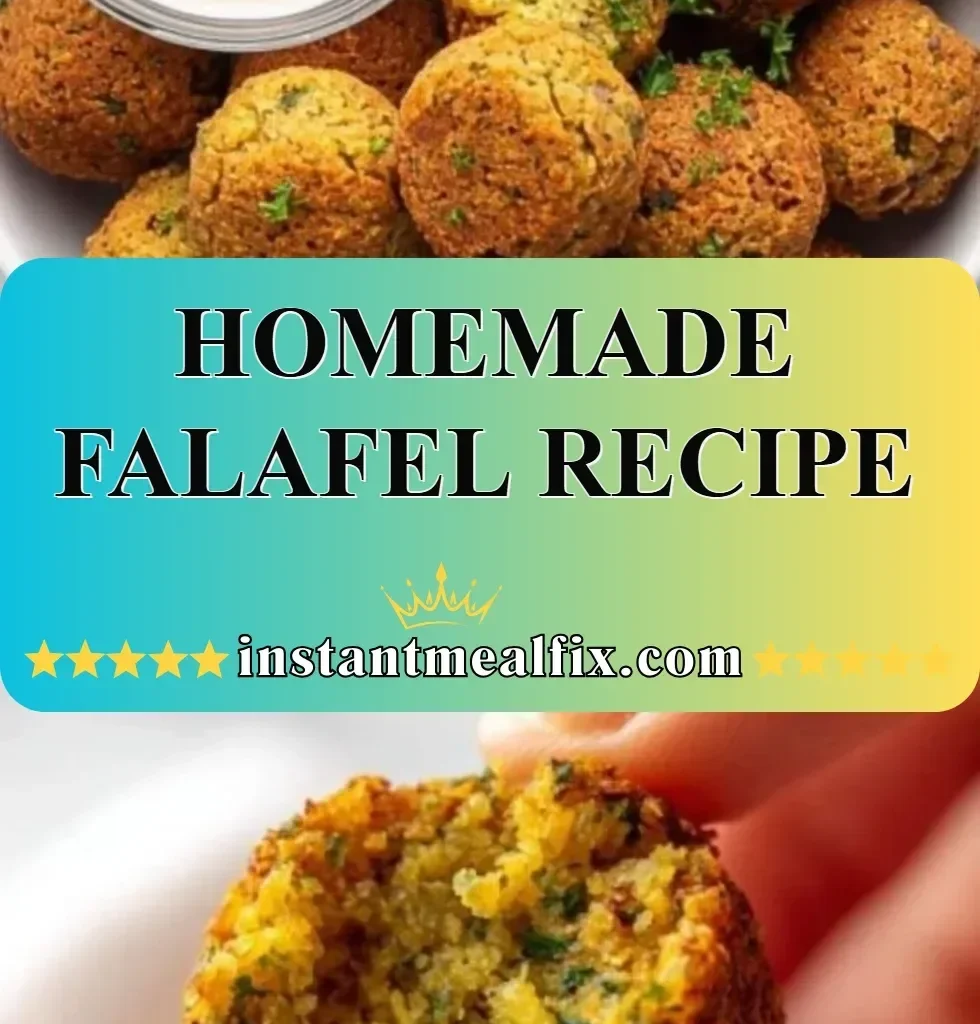 Delicious homemade falafel served with fresh vegetables and tahini sauce