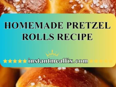 Freshly baked homemade pretzel rolls on a wooden cutting board