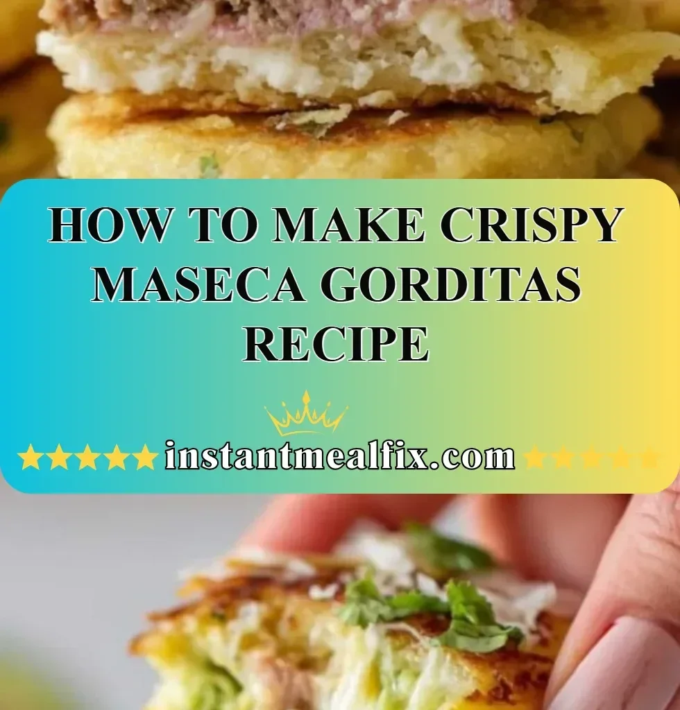 Delicious crispy Maseca gorditas ready to be served