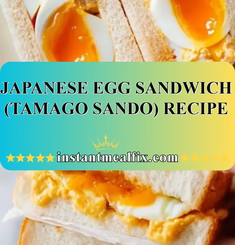 Delicious homemade Tamago Sando, a Japanese egg sandwich with creamy filling.