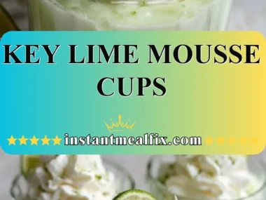 Delicious key lime mousse cups garnished with lime zest