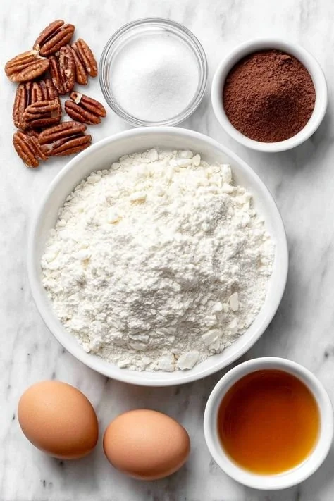 No bake chocolate rum balls decorated on a platter