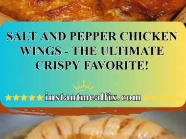 Crispy salt and pepper chicken wings served on a platter