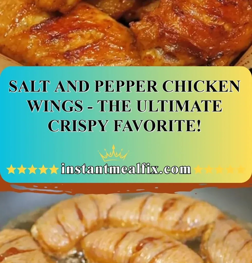 Crispy salt and pepper chicken wings served on a platter