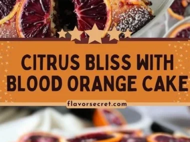 Blood Orange & Cardamom Olive Oil Cake with citrus zest and spices