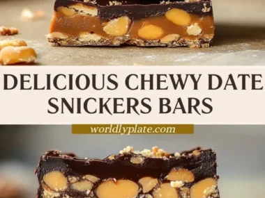 Healthy Date Snickers Bars for a guilt-free dessert option.