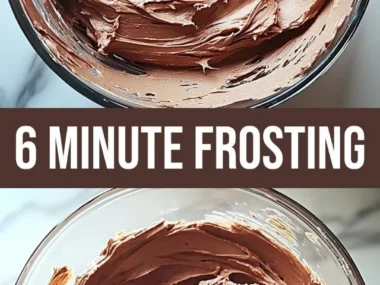 Delicious chocolate buttercream frosting ready in 6 minutes for cakes and cupcakes
