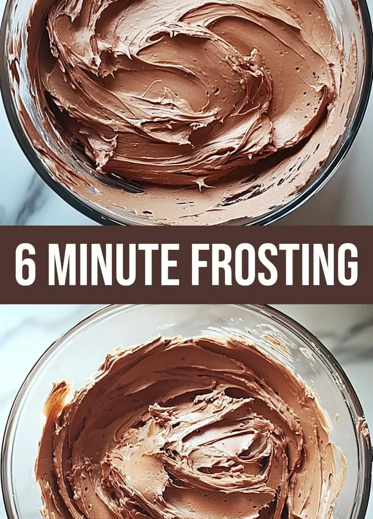 Delicious chocolate buttercream frosting ready in 6 minutes for cakes and cupcakes
