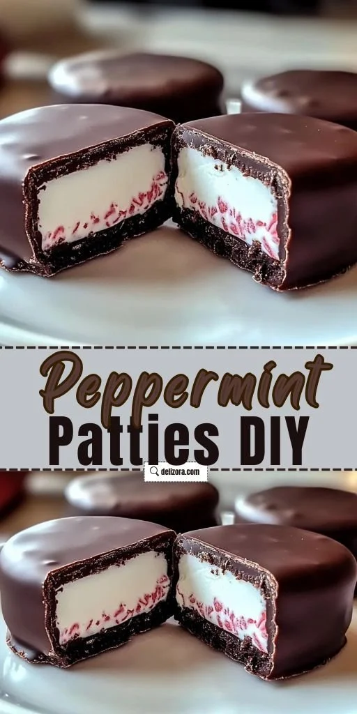 Homemade peppermint patties on a plate, ready to melt in your mouth.