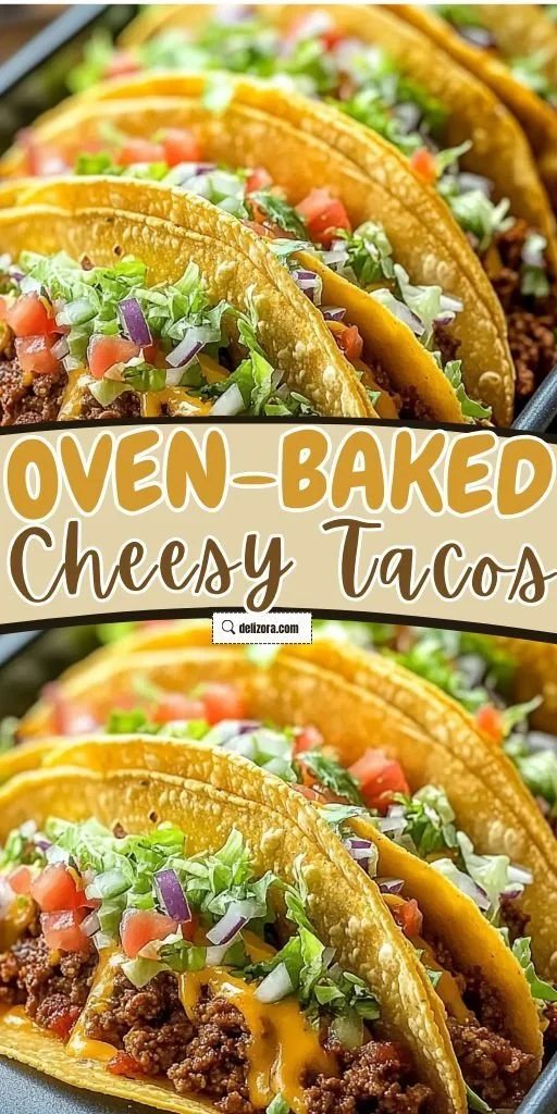 Oven-baked cheesy tacos served on a plate, crispy and delicious.