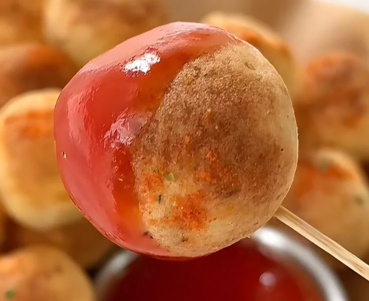 Delicious crispy potato balls made from two simple potatoes, no frying needed.
