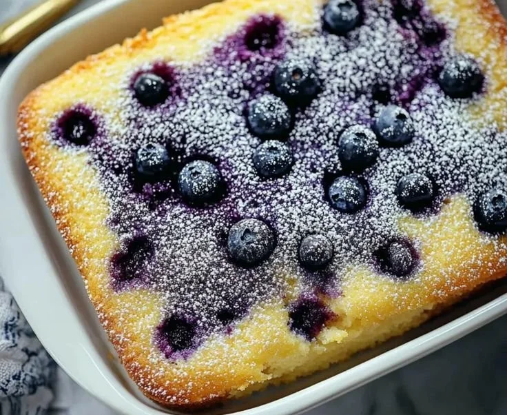 Melt-in-your-mouth blueberry Christmas cake with festive decorations