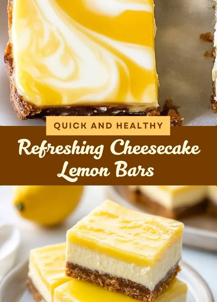 Delicious cheesecake lemon bars topped with lemon zest and cream cheese