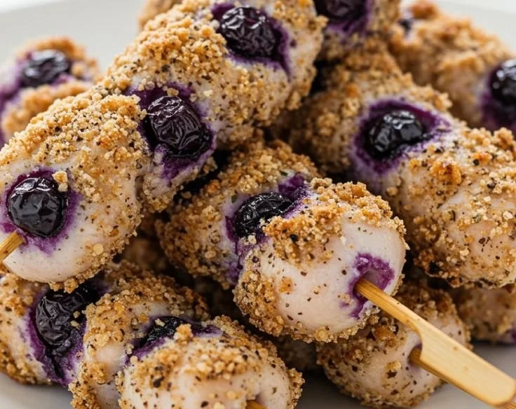 Chicken and blueberry sticks for dogs, a healthy and tasty treat