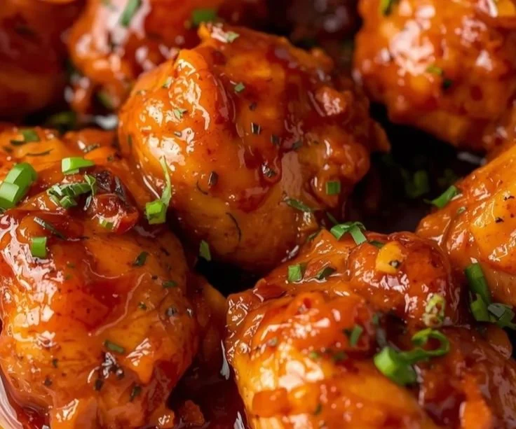 Delicious plate of Chipotle honey chicken copycat recipe ready to serve.