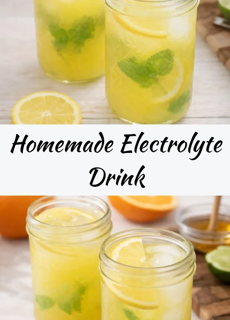 Citrus Electrolyte Drink for hydration and recovery