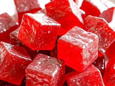 DIY pink apple gummies recipe for dogs with natural ingredients
