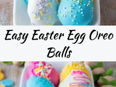 Easter Egg Oreo Balls - colorful no-bake treats for Easter holiday