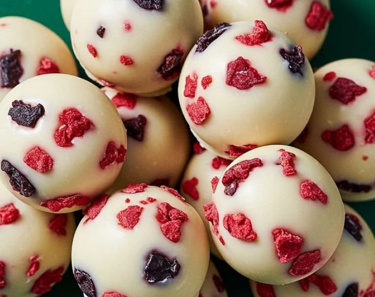 Festive fireworks yogurt bombs for dogs served in a colorful bowl