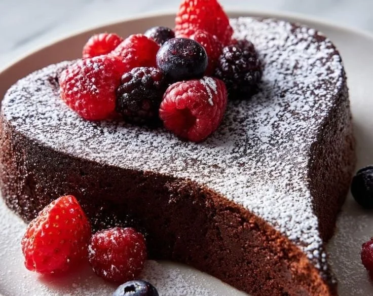 A variety of colorful heart-shaped desserts displayed on a festive table.