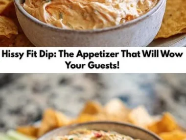 Delicious Hissy Fit Dip served in a bowl, perfect for appetizers and parties.