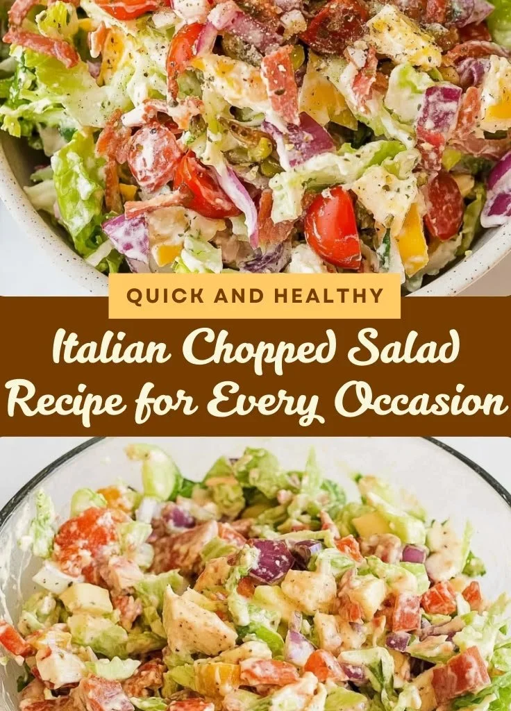 A vibrant Italian grinder salad featuring fresh vegetables and meats in a bowl.