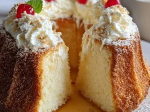 Slice of Million Dollar Cream Cheese Pound Cake on a plate