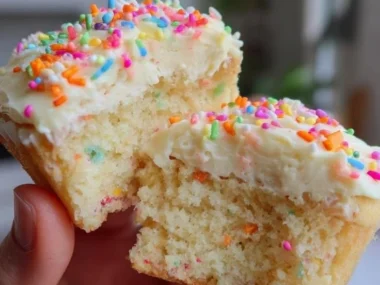 Assorted mini cakes beautifully displayed on a dessert table