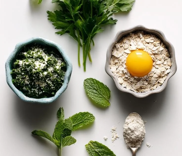 Parsley and mint dog treats for freshening breath naturally