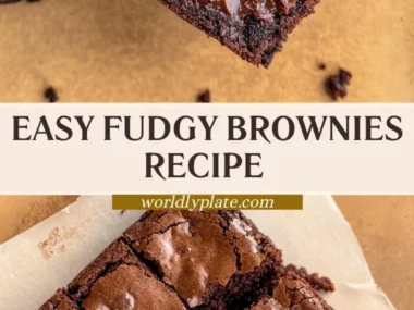 Delicious small batch brownies freshly baked and ready to enjoy