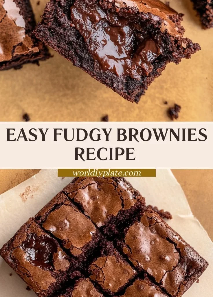 Delicious small batch brownies freshly baked and ready to enjoy