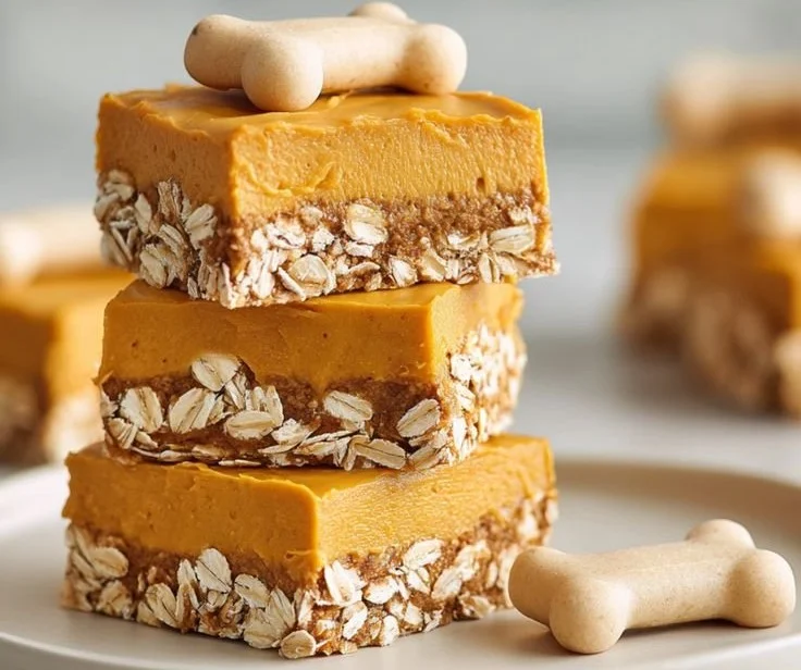 Sweet Potato and Oatmeal Dog Cake for a special dog celebration