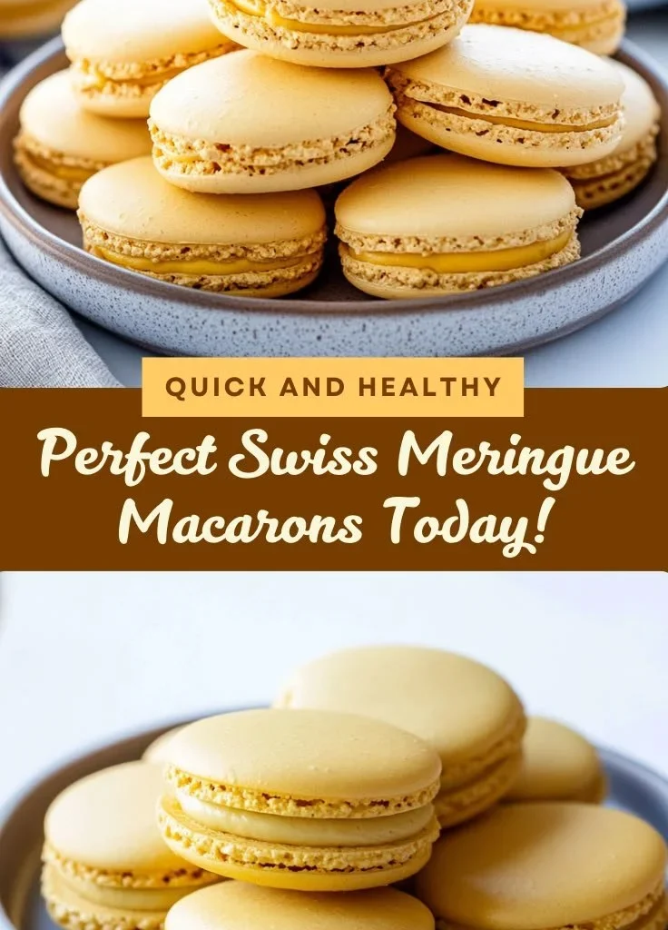 Beautifully crafted Swiss Meringue Macarons in pastel colors on a white plate