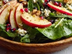 Delicious Apple Feta Salad with fresh apples and feta cheese