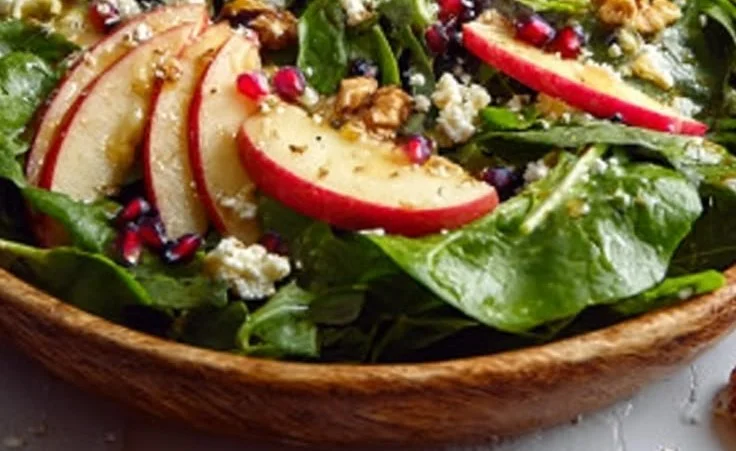 Delicious Apple Feta Salad with fresh apples and feta cheese