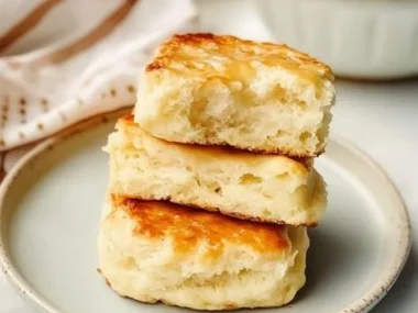 Deliciously buttery swim biscuits ready to be served.