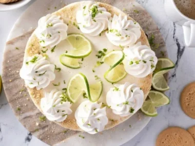 Carlota de Limón no bake dessert ready to serve.