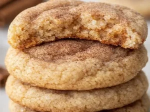 Delicious cinnamon roll cookies with icing on a plate