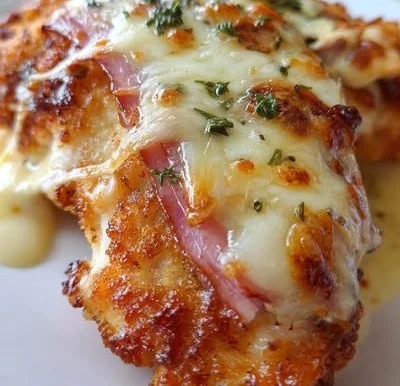 Delicious Malibu chicken served with fresh vegetables and a side dish