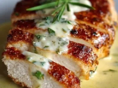 Delicious Chicken Christopher dish from Morton’s Steakhouse served with vibrant sides.