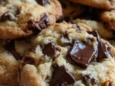 Delicious Neiman Marcus cookie with chocolate chips and a chewy texture