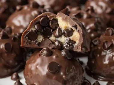 Delicious no-bake cookie dough bites dessert recipe