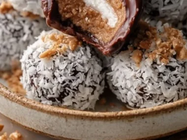 No Bake Moose Farts dessert recipe with chocolate and marshmallows