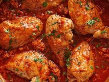 Flavorful one pan paprika chicken dish served with sides