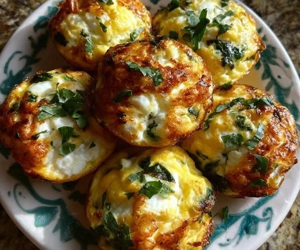 Savory cottage cheese egg bites recipe for a healthy snack